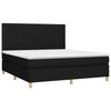 VidaXL Slat Bed Base with Mattress and LED, Upholstered Bed, Double Bed, Adult Bed for Interior Bedroom, 3135607