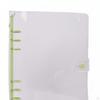 3 Pieces Binder Planner Cover PVC Transparent Notebook Protector Refillable Loose Folder Organizer