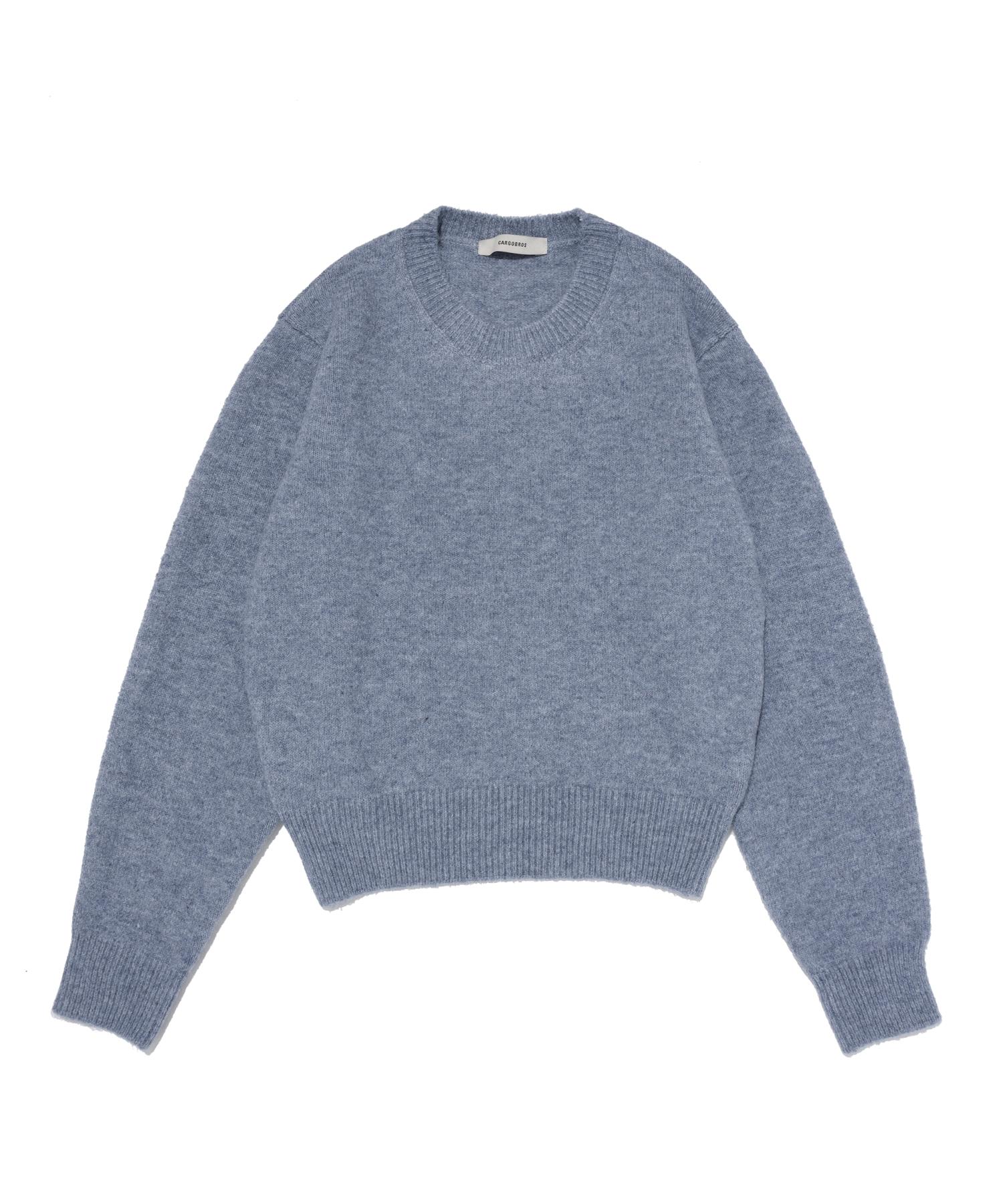 Cargo Bros For Woman Soft Basic Round Knit (Blue) Free