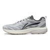 Li-Ning Fuyiao Fabric Synthetic Leather Non-Slip Wear-Resistant Breathable Low-Top Running Shoes Men Sneaker Light-Smoke-Gray ARXT011-3