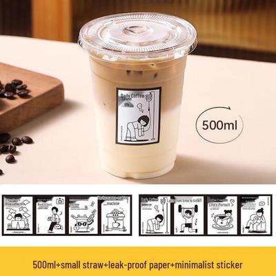 Zhenshijia Disposable Coffee & Milk Tea Cups (100 Sets)