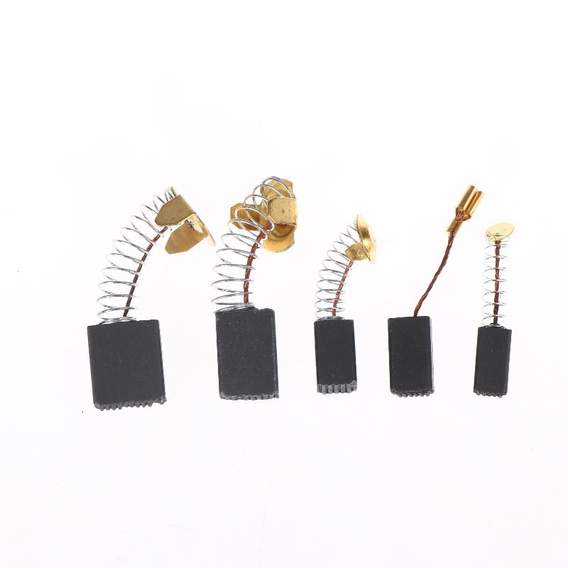 50Pcs Electric Hammer Power Tool Maintenance Kits Electric Motor Carbon Brushes Set 5 Models Carbons Brushes Replacement Parts