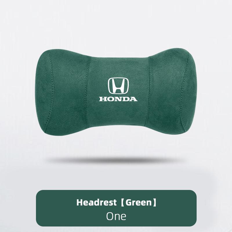 Car Suede Headrest Seat Neck Pillow Head Support For Honda Civic Fit Jazz Accord Pilot CRV Odyssey Passport City Shuttle HRV Ny1 EC5