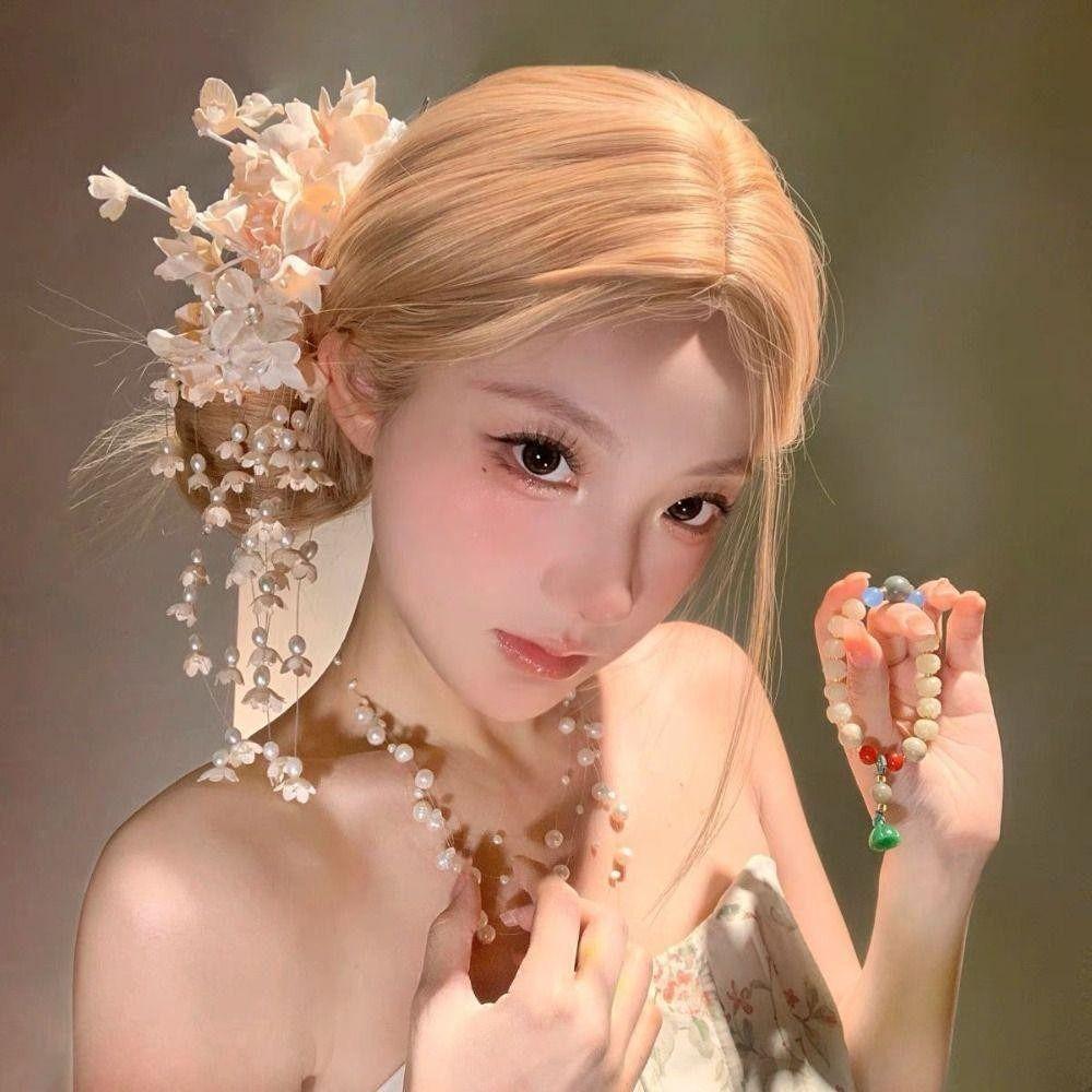 Luxury Tassel Side Clip New Chinese Style Duckbill Clip New Side Clip  Bridal Headwear