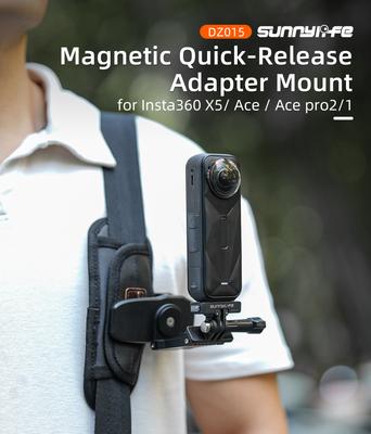 Magnetic Quick Release Base For Insta360 X4 AIR/X5/Ace Pro 2/Ace/Ace Pro Adapter Mount Sports Camera Holder Bracket Accessories