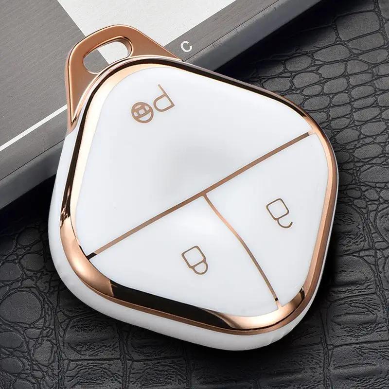 Car For Wuling Baojun Cloud KiWi EV Xiangjing Yueye Plus 2025 2026 Key Holder Keychain Silicone Case Key Cover Free shipping