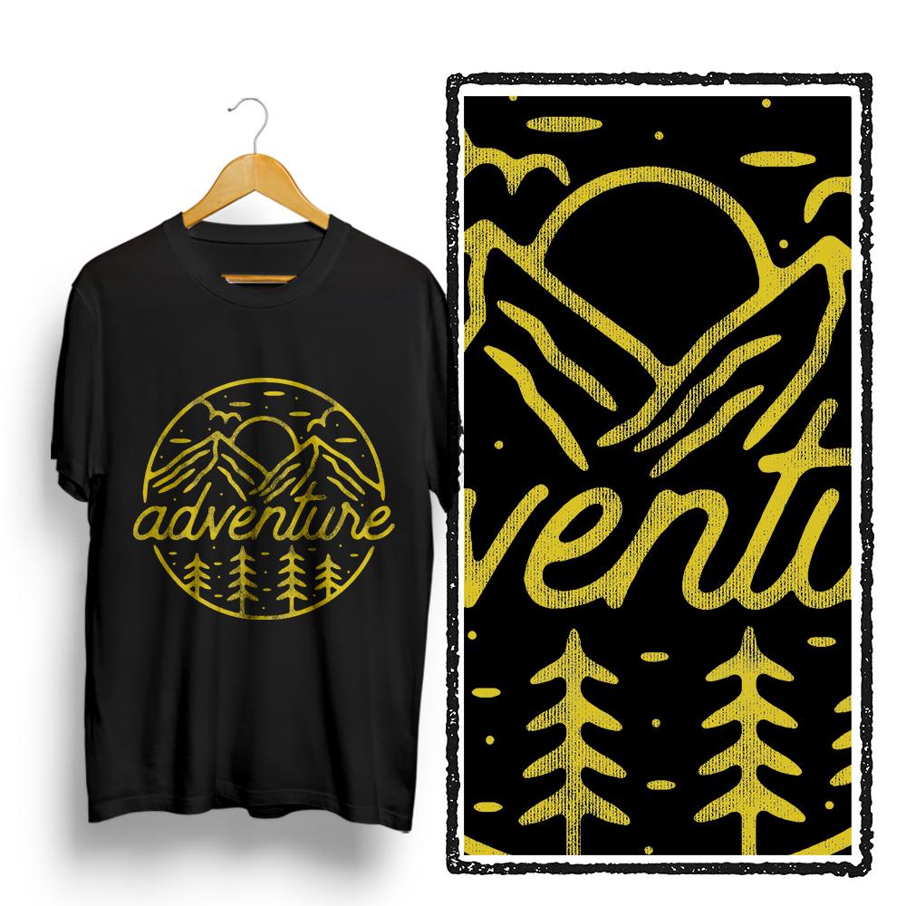 Coolmind YA001 100% Cotton Exclusive Graphic Adventure Print Men T Shirt Cool Big Size Men Tshirt O-neck Tee Shirts for Men