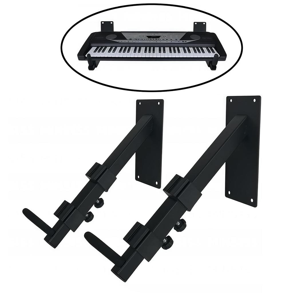 Electronic Piano Stand Adjustable Wall Mount Rack for Electric Guitar Banjo Storage Organizer Keyboard Accessories