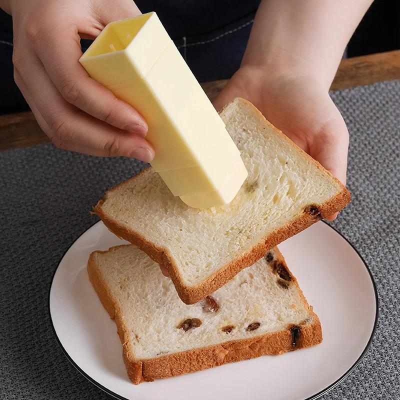 2PCS Rotary Butter Spreader Upright Cheese Dispenser Holders Sticks Plastic Kitchen Baking Tools