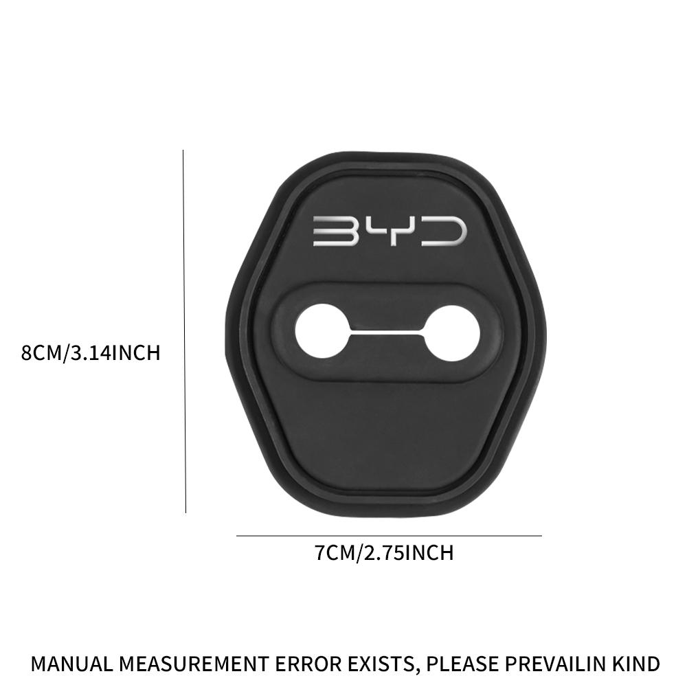 Car Silicone Door Lock Cover Stickers For BYD Atto Seal U Dmi Dolphin Surf Tang Sealion Han EV Tang Qin I3 M6 Song F0 T3 F3 S6