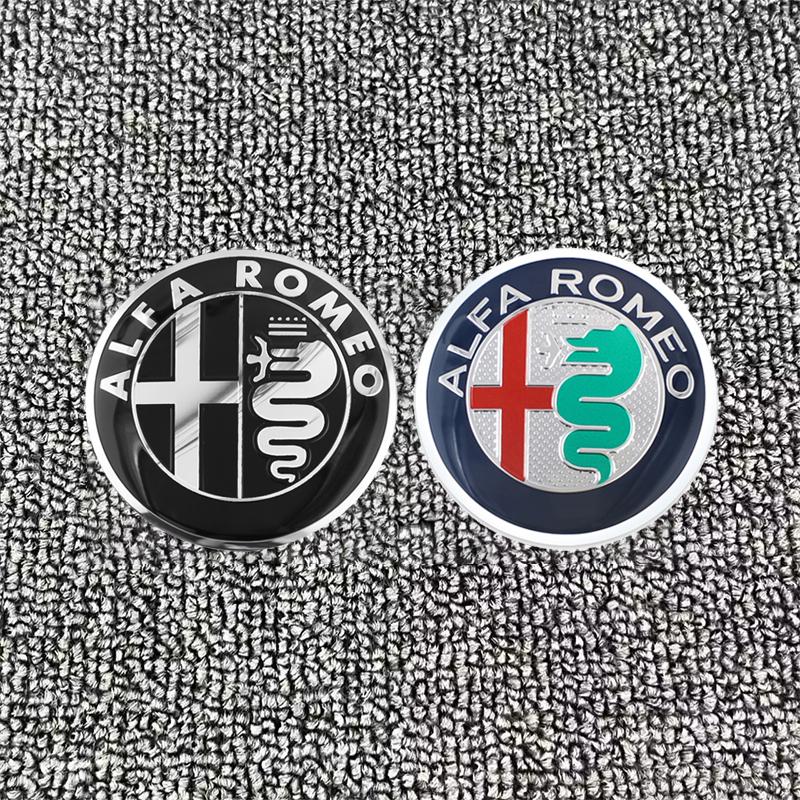 4Pcs Car Emblem Wheel Hub Center Cap Sticker Rim Badge Cover For Alfa Romeo GT 147 159 166 156 Giulietta Mito 8C Stelvio VolanteNO0
