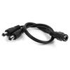 2pcs DC5.5 X 2.1mm 1 Female To 2 Male Plug Adapter Power Cable Adaptors