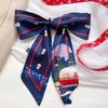 Ribbon Headband Long Scarf Red New Year Scarf Elegant Scarf Hair Band  Christmas Decoration