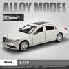 Maßstab 1/24 BENZ E300 Legierungsautoform Ornament Metallguss Limousinenmodell Geschenk für Jungen Sound und Licht Kinder simuliertes Spielzeugauto