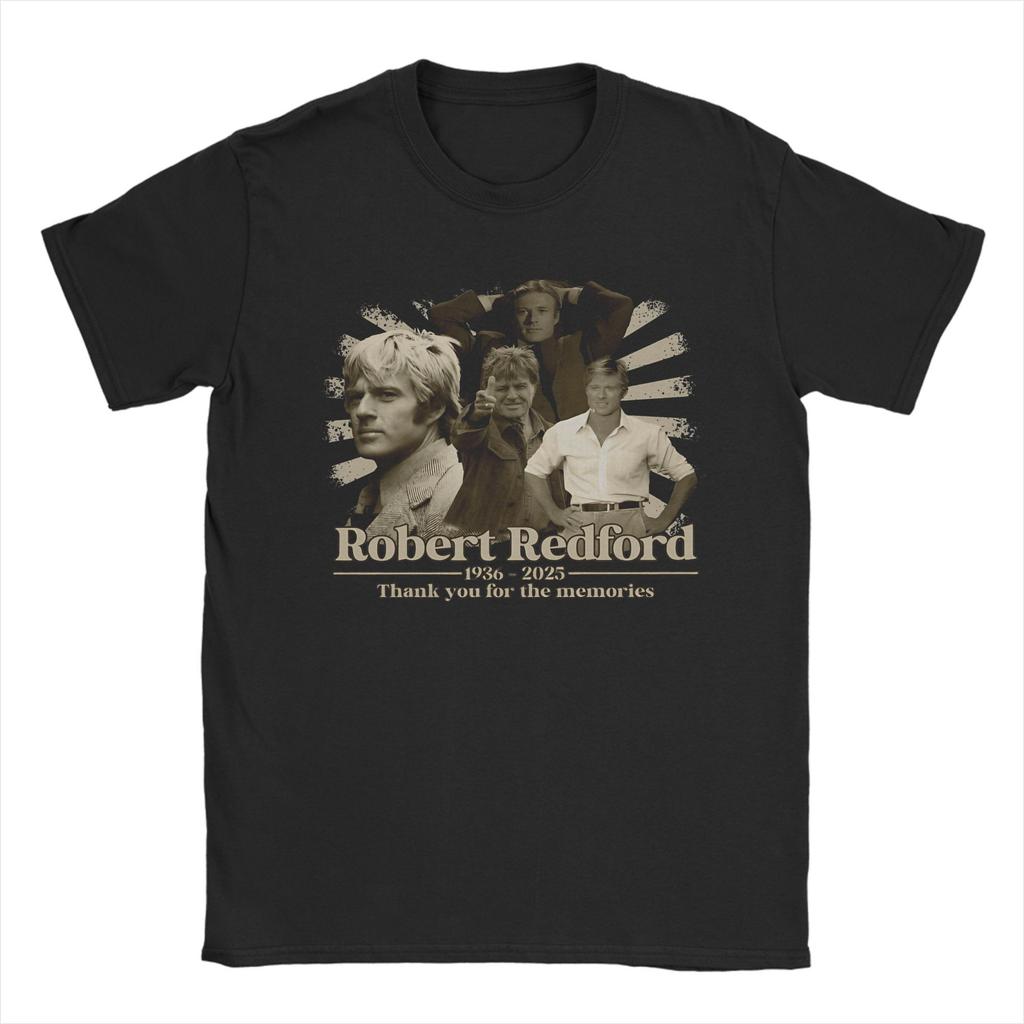 Robert Redford Legends Never Die Movie Star T-Shirts Men Funny Tee Shirt Crew Neck Short Sleeve T Shirt Printing Clothes