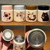 Leak Proof Thermal Cup 316 Stainless Steel Insulated Cup Cute Cat Vacuum Flask  Office