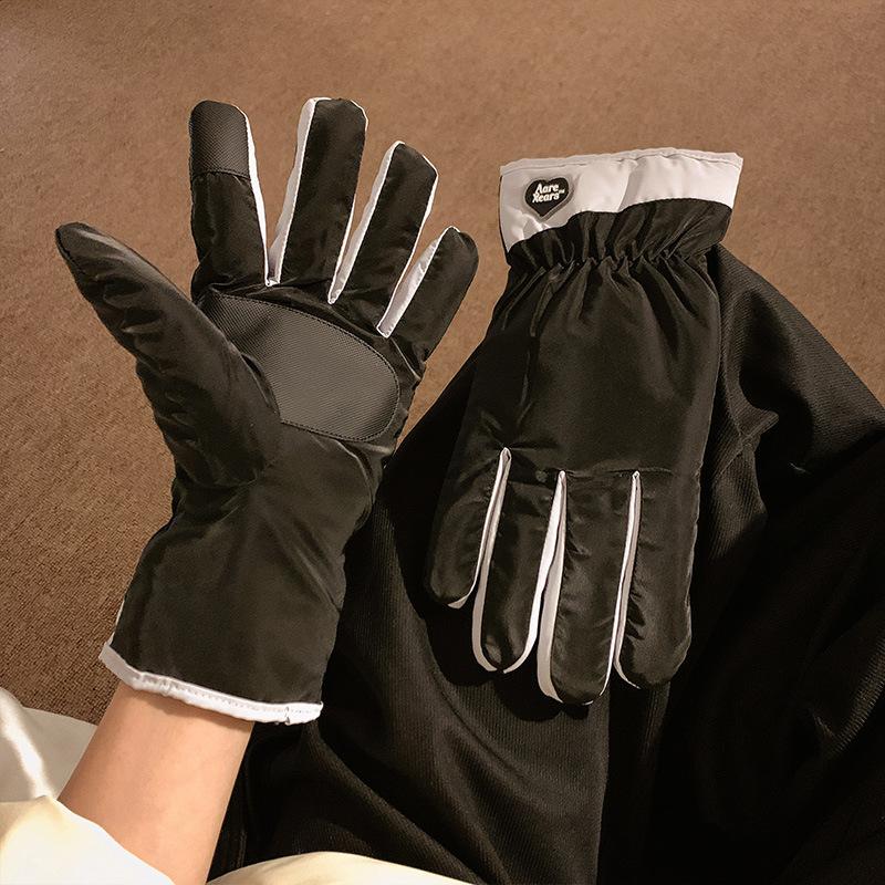 

Gloves for Women In Winter Warm and Cute Cycling Cold Proof and Velvet Thickened Outdoor Skiing Wind Proof and Cold Proof New One size