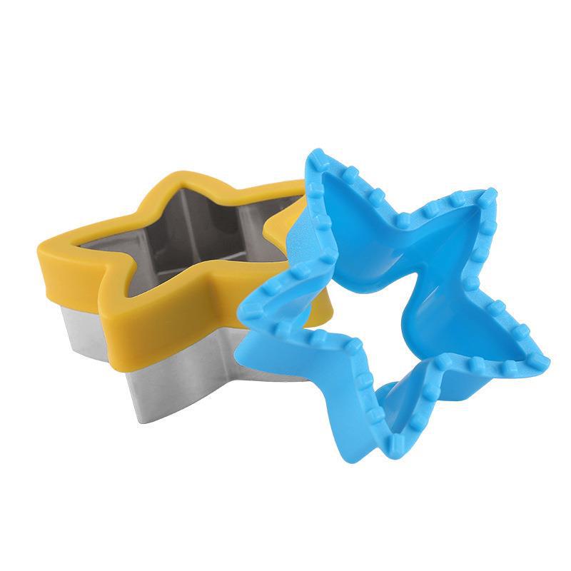 Dinosaur Sandwich Crimper & Toast Cutter: Two-Piece Cartoon Bread Mold and Cookie Sealer for Kids