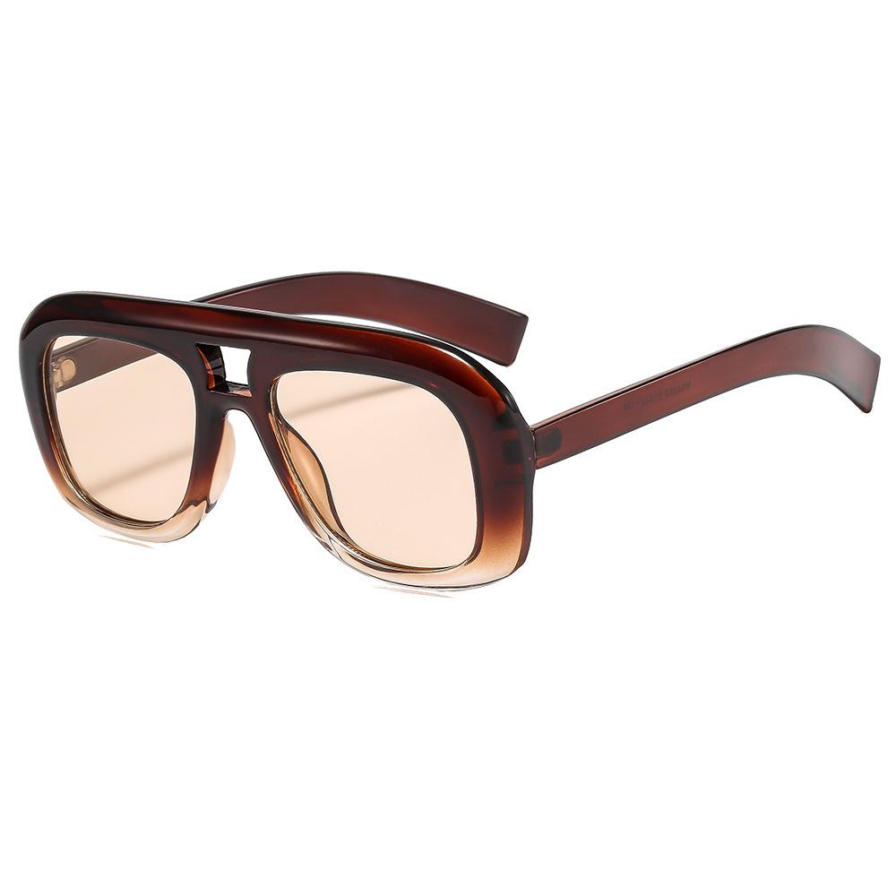 Large Frame Retro Sunglasses 2025: Trendy European & American Fashion for Women