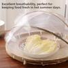 Multi-function Anti-insect Dustproof Basket Bamboo Food Storage Basket  Restaurant