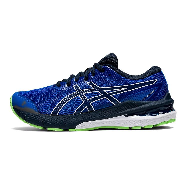

Asics GT 2000 10 Anti Slip Wear Resistant Low Top Kids Running Shoes Indigo Teenagers 32.5