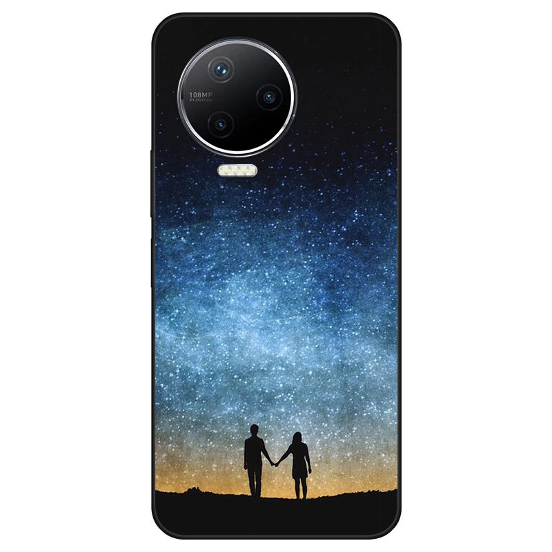 Dla infinix Note 12 Pro 4G X676B etui z miękkiego silikonu tylna okładka Cartoon etui na telefon moda