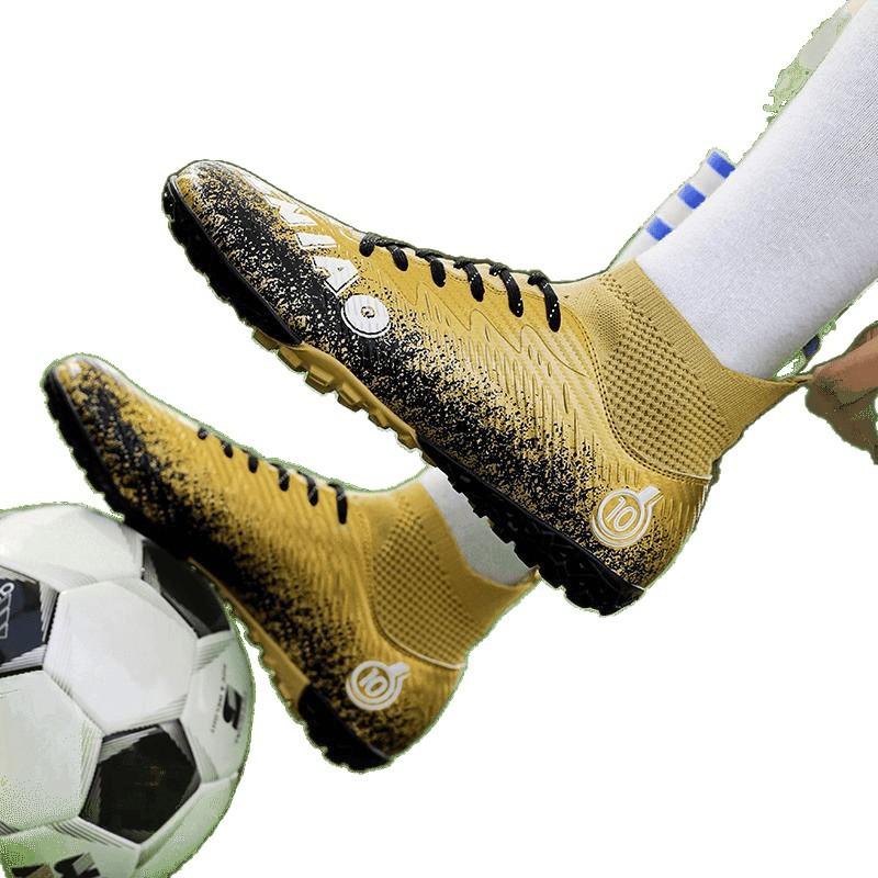 2025 new manufacturers help 2025 high-top football shoes men's broken nails adult training game sports shoes