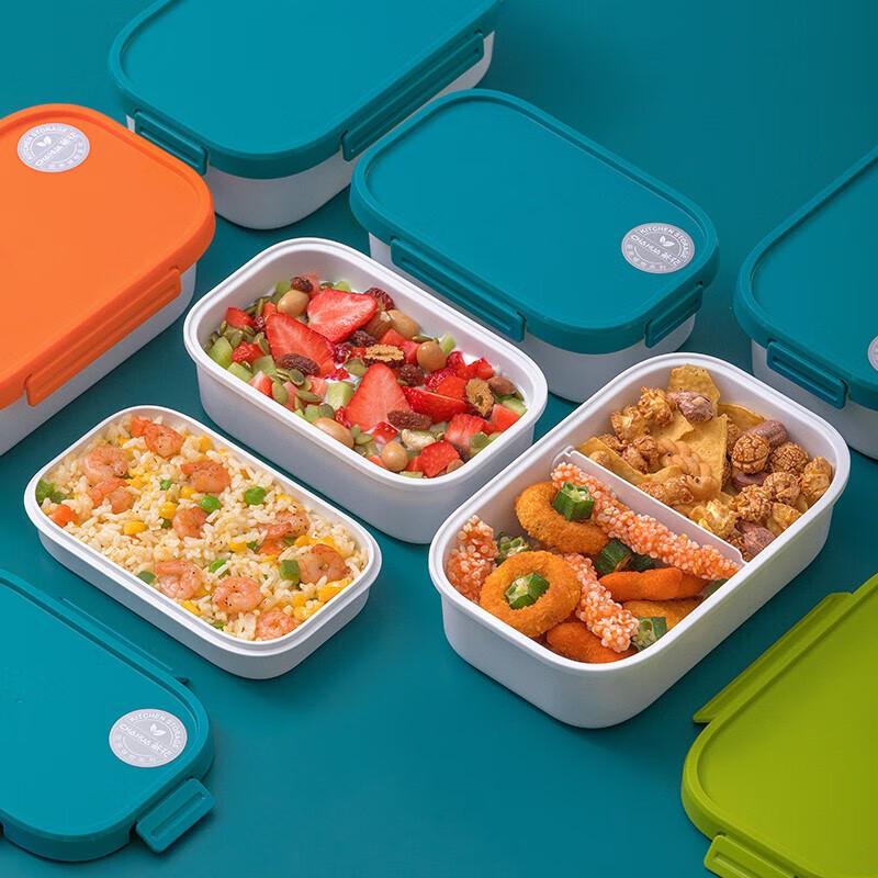 Camellia Double-Layer Divided Fresh-Keeping Lunch Box