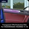 For VOLKSWAGEN TOUAREG 11-18 Car Interior Center Console Transparent TPU Protective Film Anti-scratch Repair Film Accessories