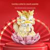Year of the Dragon Micro-Particle Building Blocks: Auspicious Lion & Dragon Set - Spring Festival Gift