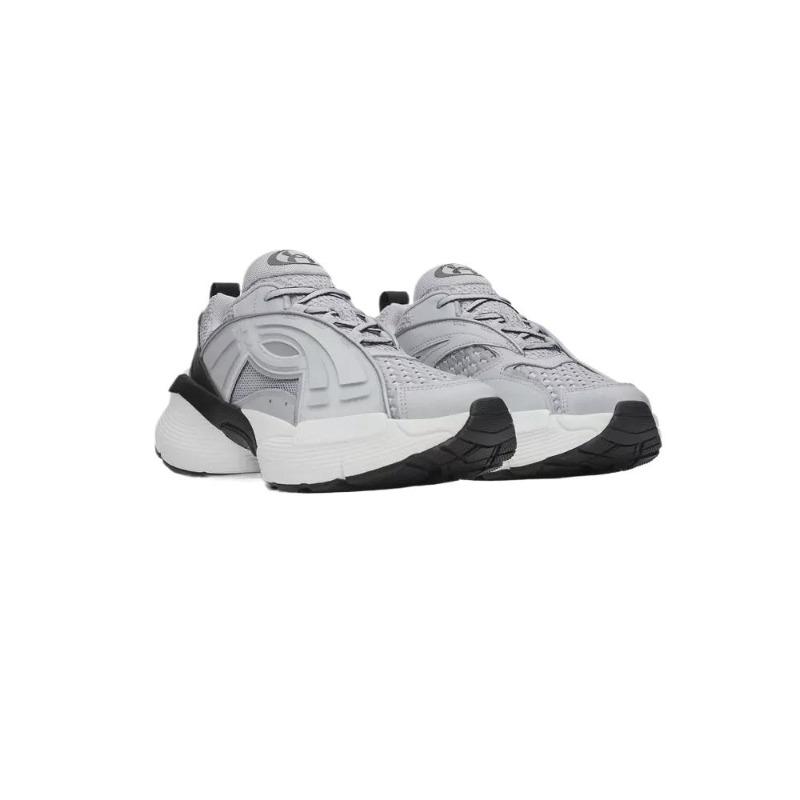 Under Armour Icon Mesh 96 Comfort Lace Up Cushioned Breathable Support Low Daily Casual Shoes Unisex Modern Gray 6006060-011
