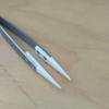 Steel Ceramic Stainless Pointed Tip Tweezer Heat Resistant Antistatic Antiacid
