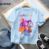 Kpop Demon Hunters Cartoon Tee Shirt Harajuku Cool Kids T-shirts Cotton Summer Tops Saja Boys Outfits Gift Baby Girl Boy Clothes