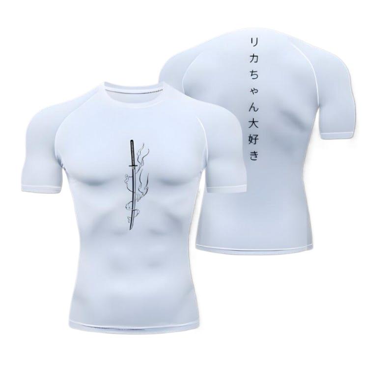 Yuta Compression Shirt | Jujutsu Kaisen, Gym, Anime, Okkotsu Yuta, Gymwear, Bodybuiding, Gymclothing, Shirt, Sportcloths, Yuta Anime, Rika