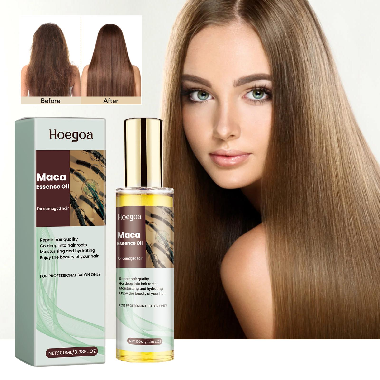 Питательная и разглаживающая сыворотка для волос - Увлажняет сухие кончики, Нежирная, со свежим ароматом, Укрепляет и смягчает волосы 100ml