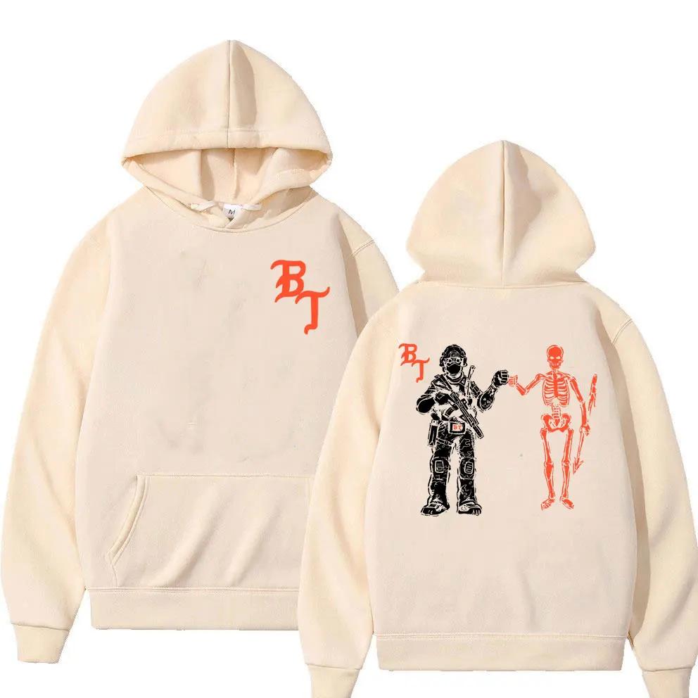 Forward Observations Group Graphic Hoodie Male Vintage Black Streetwear Skeleton Graphic Hoodies Gothic Oversized Sweatshirt