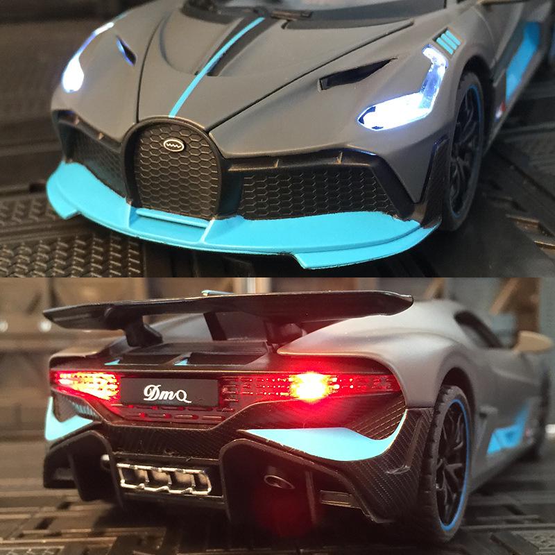 XA3217 Alloy Supercar Model with Sound & Light - Pull Back Metal Toy Car for Boys