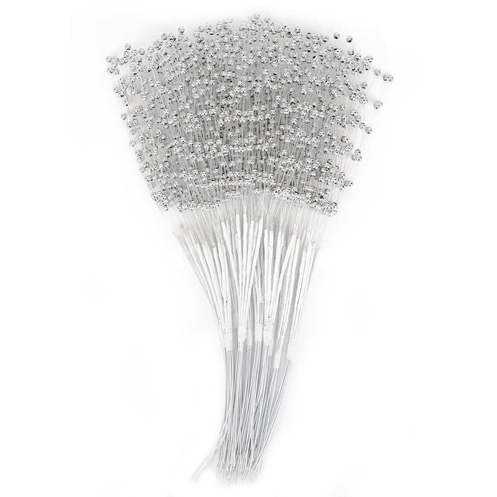 100pcs ABS Material Pearl Sticks 3mm Bead DIY Accessories Decor String Pearls Wedding Party