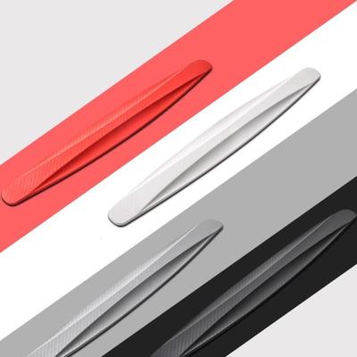 Pack Of 4 Car Bumper Guard Strips Anti Collision Protector Car Safety Accessories Upgrades for Front & Rear Bumpers