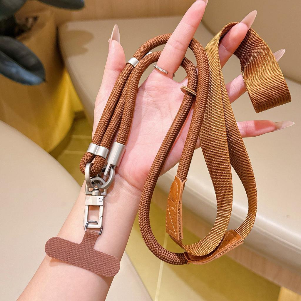 Wide shoulder strap Side back Mobile phone lanyard Crossbody adjustable high-end sturdy bag lanyard Outdoor travel anti-theft