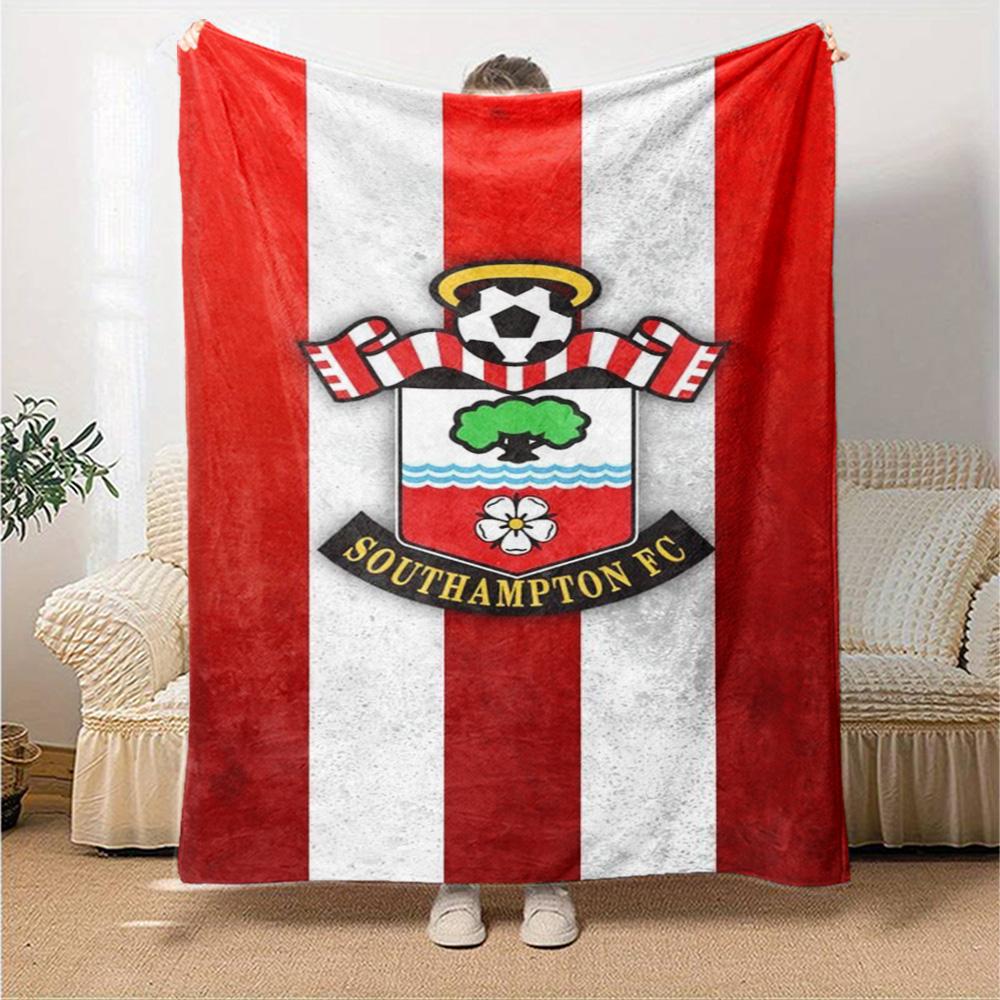 Southampton Print Flannel Blanket High Quality Warm Comfortable Cover for All Seasons Perfect for Gifts Home Decor