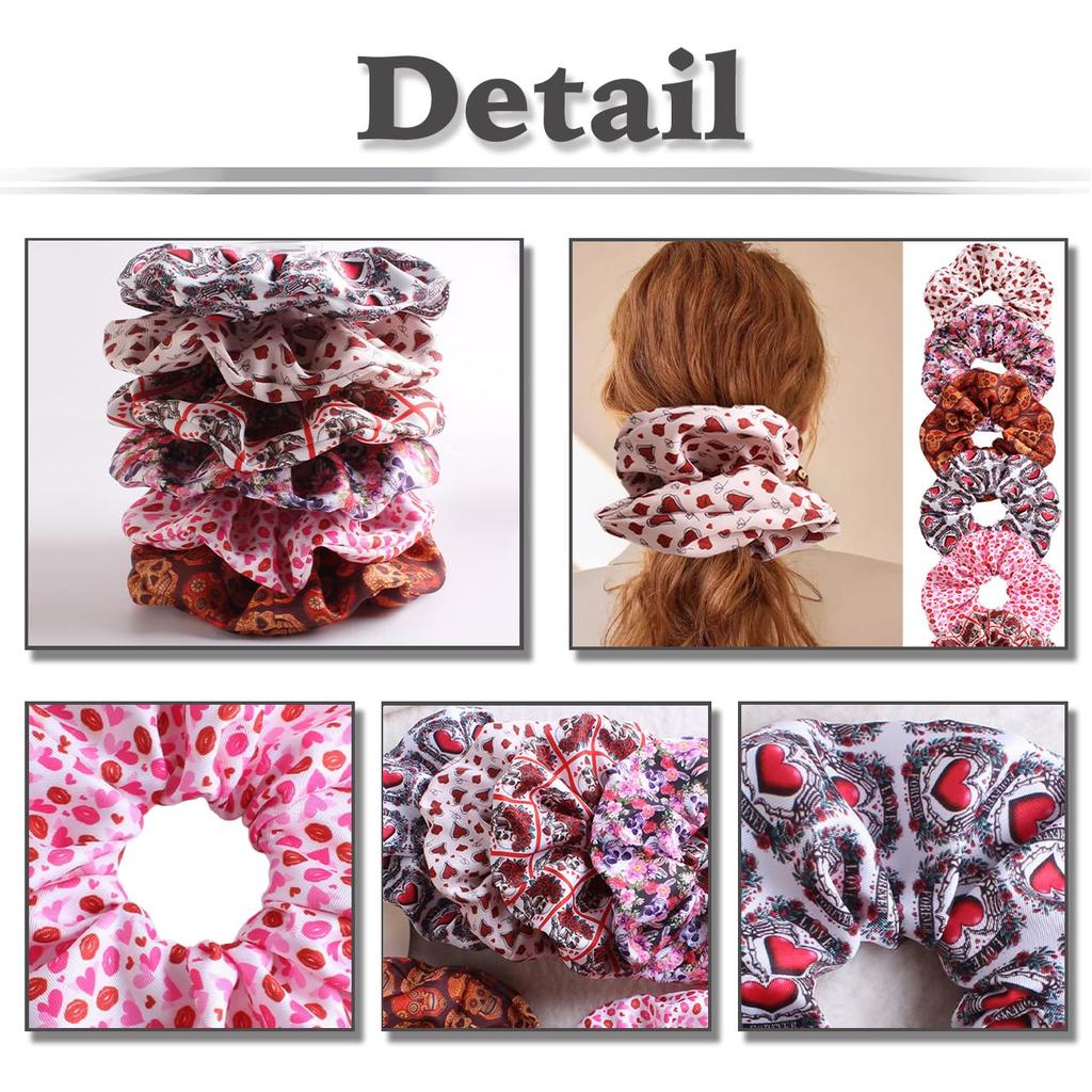 White Fang Scrunchie Hair Hair Stylish and Cute Ponytail Hair Accessory for Clip, Tie, Women, AZ542(45659)