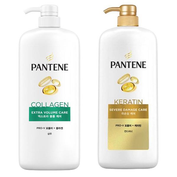 Pantene Extra Volume Care 1200ml Shampoo X 1 + Extreme Damage Care 1200ml Conditioner X 1