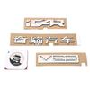 Letter Emblem For Chery iCAR V23 03 03T Rear Emblem Car Label Sticker NN2