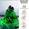 1pc Biohazard Symbol Soft Comfortable Blanket Digital Print, All Season Multipurpose Knit Fabric Bedding, Office, Sofa Home Decor Blanket
