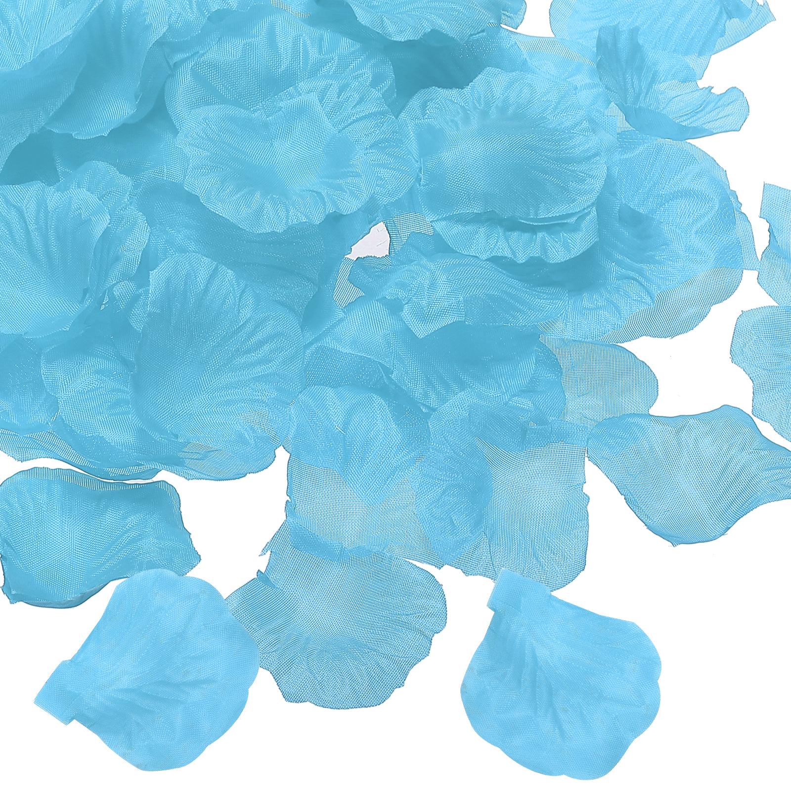 

1000 шт. Искусственные лепестки роз Искусственные цветы Шелковые лепестки Декоративные принадлежности для романтического вечера Свадебная вечеринка Мероприятие Декор озеро синий