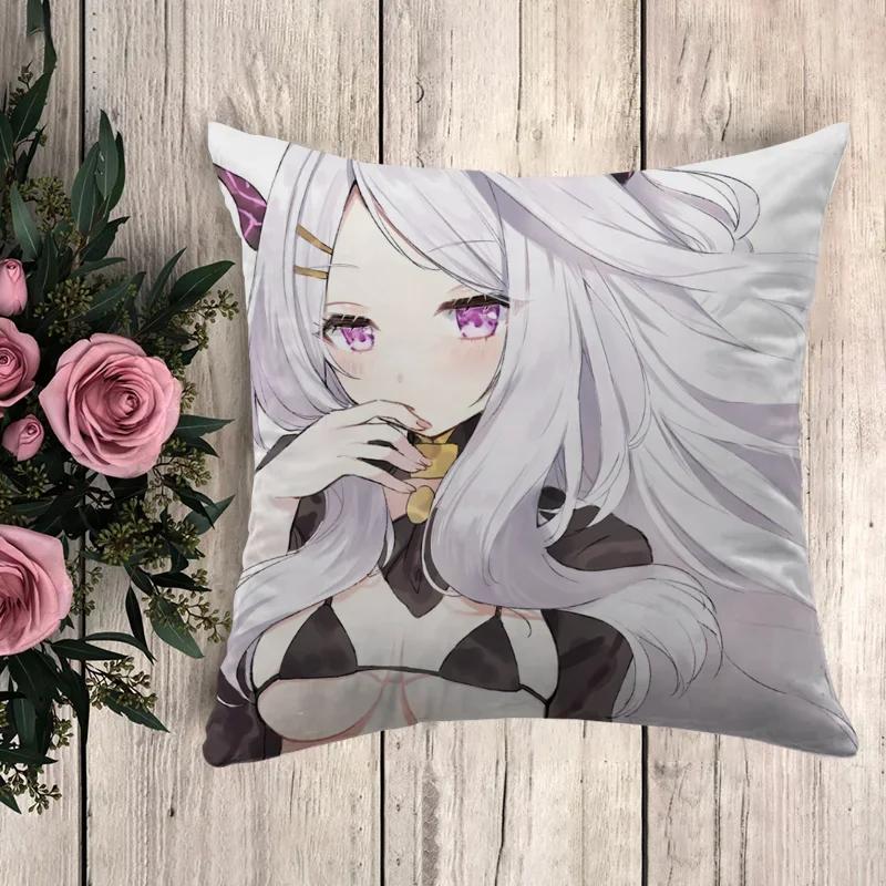 Anime Pillow Blue Archive Fall Decor Cushion Cover x Pilow Cases Car Decoration Throw Pillows Decorative Pillowcases