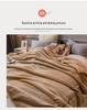 Double-Layer Thickened Flannel and Lamb Fleece Blanket with Solid Color and Custom Logo