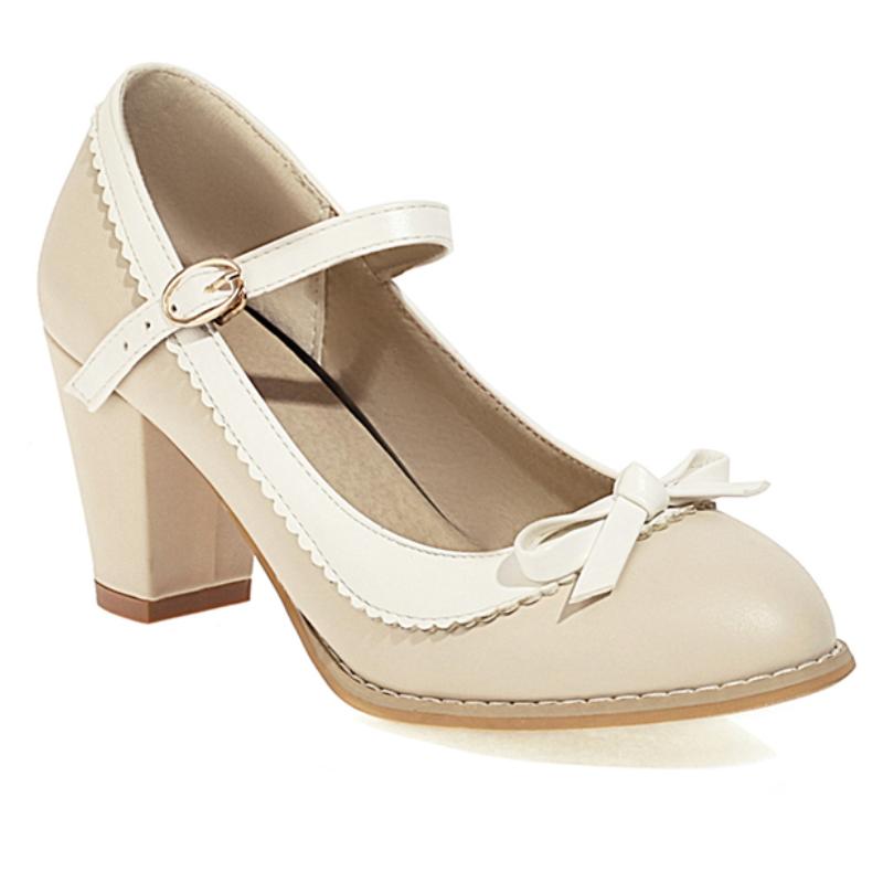 Women's High Heels Loafers Shoes Fashion White Black Blue Red Heeled Party Wedding Shoes Female Dress Pumps Big Large Size 45