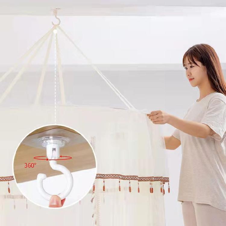 Selbstklebende Haken 10 Stück/Set 360° drehbar Schlafzimmer Büro Aufbewahrungshaken